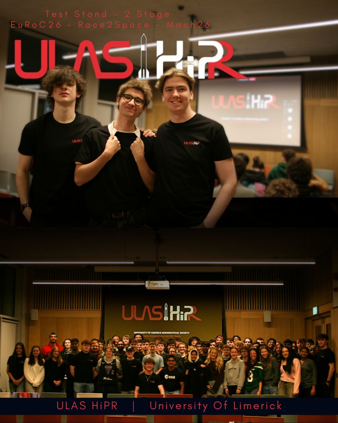 ULAS HiPR members at the all-hands meeting