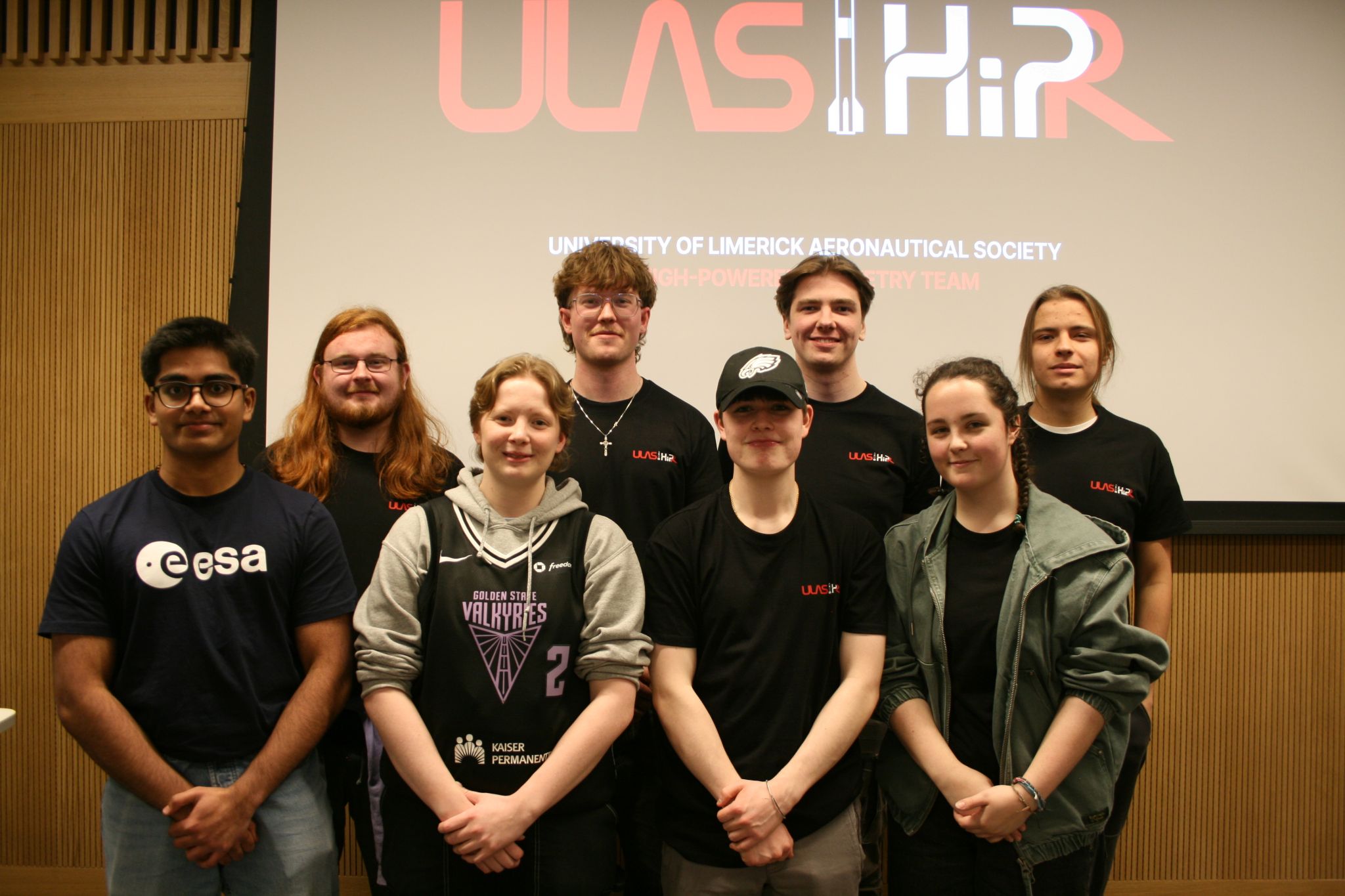 Team members at the project launch meeting
