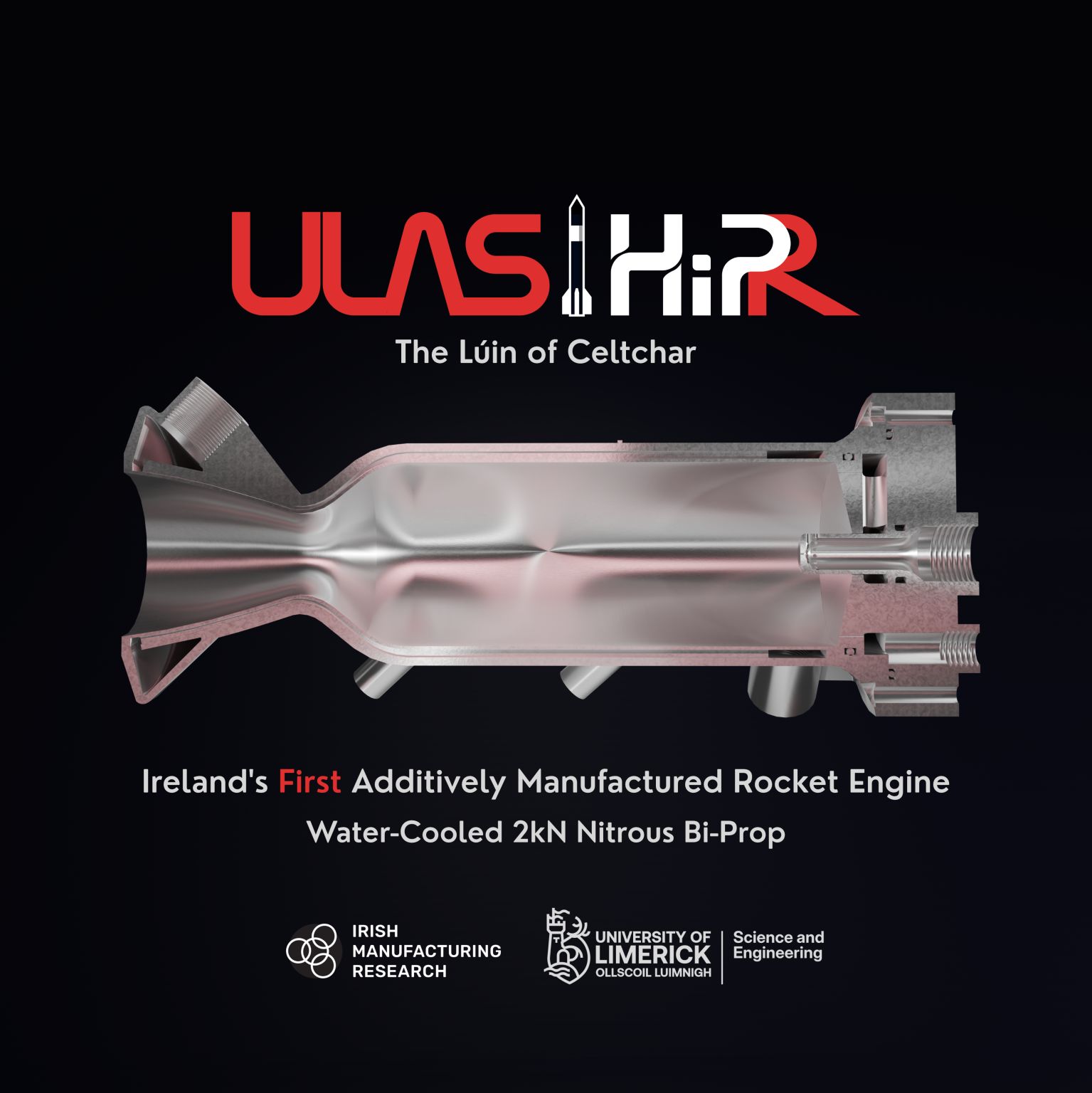 Technical details for the 2 kN bipropellant engine