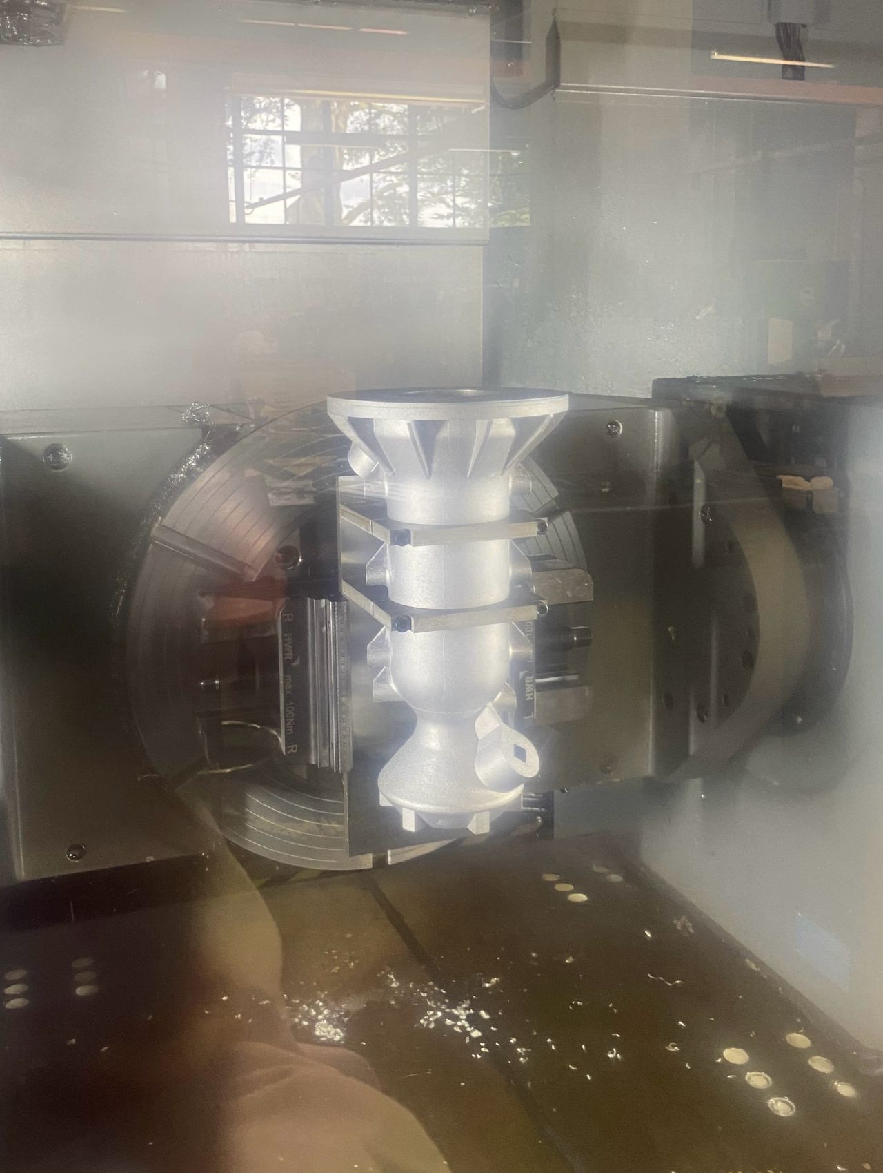 Lúin of Celtchar before machining and integration