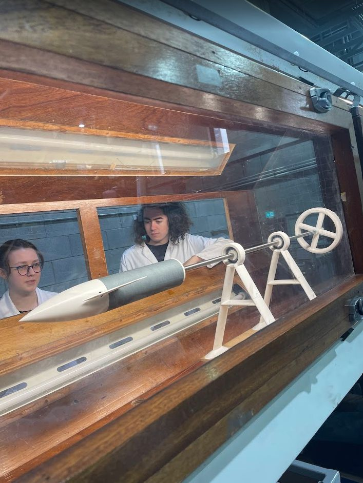 Sguaba Tuinne test article in the University of Limerick wind tunnel
